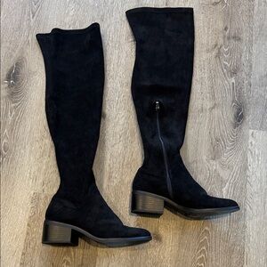 Steve Madden Black Over the Knee Boots
